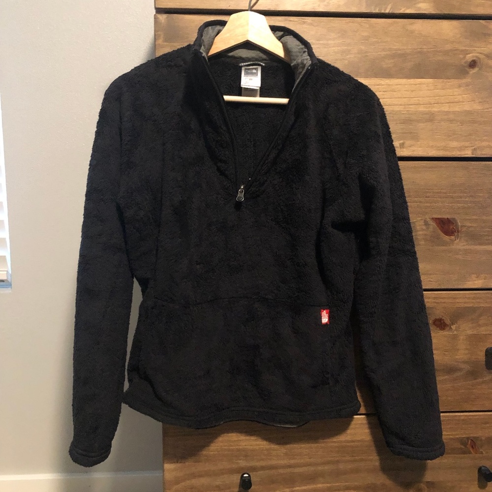 The North Face Sherpa Quarter Zip Black Fleece